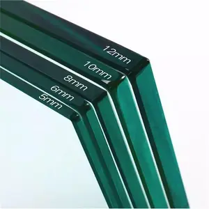 4mm 10mm 12mm 19mm Thick Toughened Glass Cost Price Thickness Per Square Meter Tempered Glass