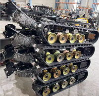 Chine OEM chenilles en caoutchouc châssis Robot pelle amphibie ponton châssis de train d'atterrissage Dyno à vendre