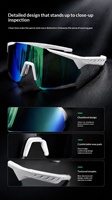 Lunettes de sport intelligentes pour le cyclisme avec protection UV, lecture de musique, fonction d'appel, batterie 55 mAh, lunettes intelligentes