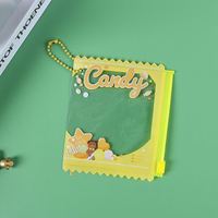 Bolsa con cremallera con diseño de dibujos animados, resistente a la humedad, con revestimiento UV y acuoso, funda protectora para colgante, estilo japonés, para pasadores y dulces