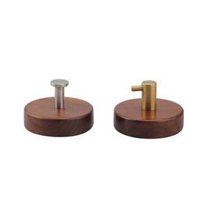 Wellway bền và không thấm nước kim loại Hooks & rails óc chó cơ sở gỗ hút chân không hút cup sản phẩm - Product Image 5