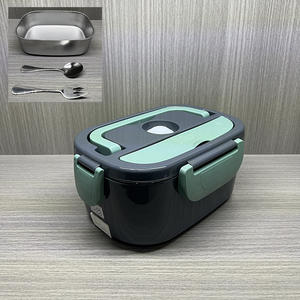 220V 110V dupla utilização Home Car portátil Lunch Box Leakproof Food Warmer Bacia do aço inoxidável - Product Image 4