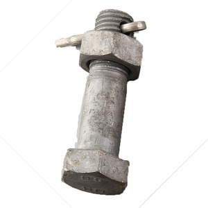 Hot Dip Galvanized Steel <b>Tower</b> <b>Bolt</b> For Telecommunication <b>Towers</b> Wenzhou Zhejiang Origin - Product Image 3