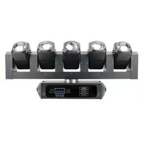 Luz Móvil para Discoteca y Eventos RGBW 4 en 1 de 5x40W, Luz de Escenario para DJ con Control de Píxeles Blancos de 6x20W, Efecto Beam Wash LED Gold Finger Beyond Lighting - Product Image 1