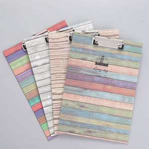 Writing Tablet Signature <b>Ring</b> <b>Binder</b> Paper Custom Storage File Board Thickened Portable Folder Customized Colors Transparent - Product Image 3