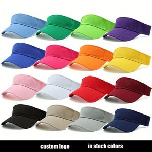 Wholesale Outdoor Protection Color Summer Beach Empty Top Custom Logo Gift Sun Visor <b>Hat</b> Gorras - Product Image 4