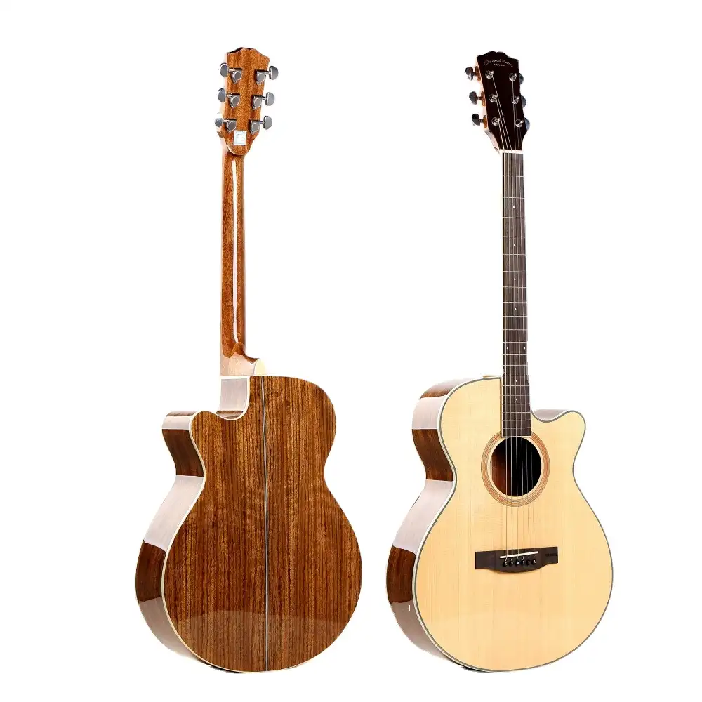 솔리드 스프루스 탑 어쿠스틱 기타 뜨거운 판매 제조 직접 판매 어린이 초보자 연습 기타