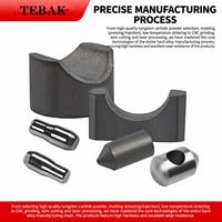 Ventes directes d'usine REALMAX, accessoires en alliage dur sur mesure, alliage dur en acier tungstène, métallurgie des poudres, pièces de forme spéciale