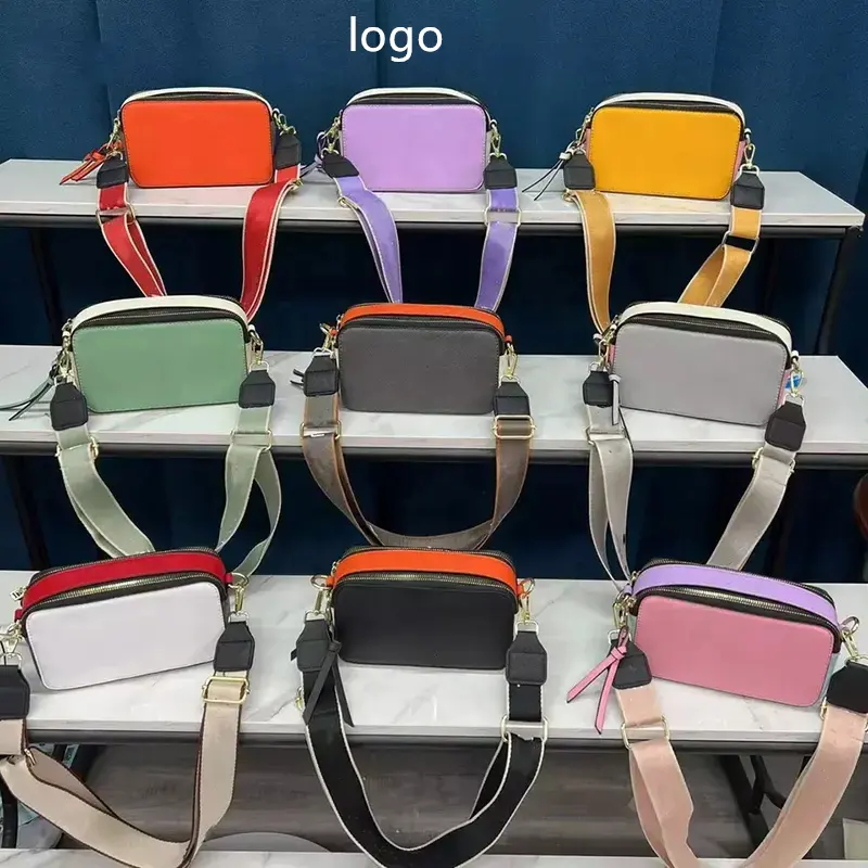 2023 Famous Brand Pu Leather Designer Women Purses And Handbag Hats Set Small Square Crossbody Camera Bag Messenger Handbags