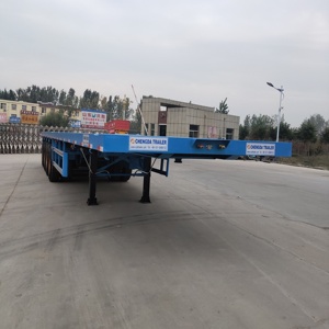 Semi-remorque plateau porte-conteneurs 3 ou 4 essieux de 20 ou 40 pieds d'occasion à <span class=keywords><strong>vendre</strong></span> - Product Image 3