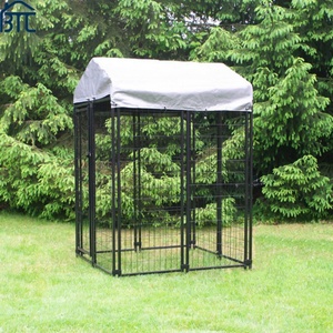 Cuccia per Cani da Esterno in Acciaio Zincato con Porta di Trasferimento, Kit Completo in Vendita a Prezzo di Fabbrica - Product Image 6