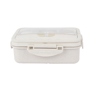 กล่องอาหารกลางวันพลาสติกหุ้มฉนวนกันความร้อนมีฝาปิดพีพีดีไซน์ปิดผนึกสามช่องสำหรับนักเรียนออฟฟิศพกพาไมโครเวฟ - Product Image 5