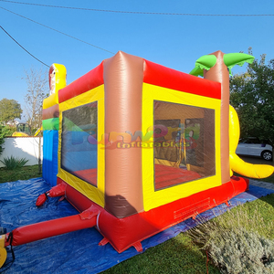 Castillo inflable comercial para exteriores con tobogán combinado. - Product Image 4