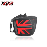 Conjunto de Luces Traseras LED KGKB para BMW Serie 1 F20 2012-2014, Diseño Union Jack, Señal de Giro Secuencial LED, Encendido Dinámico, Conexión Plug & Play