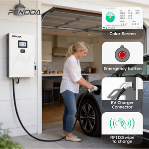 ペノダ PDA-21 21kW 急速<span class=keywords><strong>DC</strong></span> EV充電器 レベル2 220V-240V ウォールボックス CCS1/CCS2GBT/NACS スマートEVSE 新型 北米向け - Product Image 4