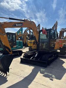 Excavadora Hidráulica SANY SY75C Original, Peso Operativo de 7.5 Toneladas, Motor Isuzu, Excavadoras SANY Usadas, Bomba de Alta Velocidad, Rodamiento PLC - Product Image 1