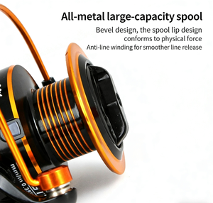 Moulinet <span class=keywords><strong>de</strong></span> pêche Luya en métal à poignée interchangeable, séries 1000-7000, pour la pêche en mer et en rivière, <span class=keywords><strong>carpe</strong></span>, truite, pliable, portable, durable - Product Image 4