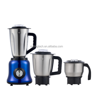 Frasco de vidrio 2 en 1, cuerpo inoxidable, potente licuadora eléctrica para triturar hielo, potente licuadora, mezclador eléctrico de frutas - Product Image 6