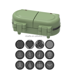 Aifa - <span class=keywords><strong>Sandwichera</strong></span> <span class=keywords><strong>Económica</strong></span> de 2 Rebanadas con Placas Antiadherentes para una Fácil Limpieza, Patas Antideslizantes y Control de Termostato - Product Image 4