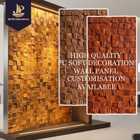 Panneau mural décoratif moderne en PU souple, motif 3D personnalisé, éponge haute densité, finition acoustique, salle de réunion