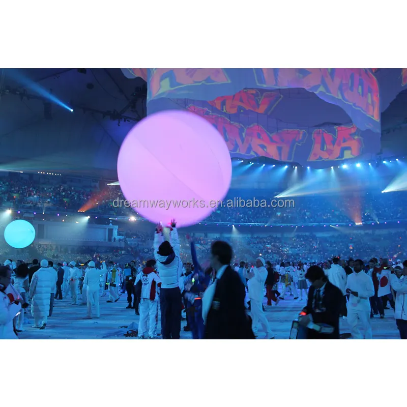 2022 Riese führte Wurfball, leuchtender Zygote Crowd Ball für Festivals Event Party