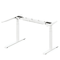 Bureau informatique électrique ergonomique moderne en L, réglable en hauteur, pour le travail à domicile, table d'étude assis-debout pour adultes