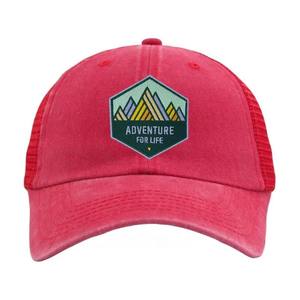 Casquette de papa de couleur unie 6 panneaux Casquette de camionneur en daim de qualité personnalisée Casquette de baseball en maille brodée 3d - Product Image 2