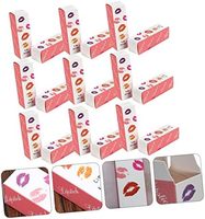 50pcs rose papier boîtes rouge à lèvres organisateur baume à lèvres Tube carton emballage brillant à lèvres huile essentielle boîte