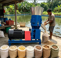 Nouvelle mini-machine à granulés d'aliments pour animaux domestiques 220V/380V, capacité de 500 kg/h pour l'alimentation des poissons et de la volaille