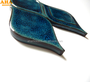 Gạch Khảm Màu Xanh Nghệ Thuật Gốm Hình Dạng Không Đều - Product Image 3