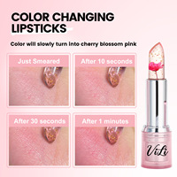 Rouge à lèvres personnalisé avec logo en feuille d'or, faible MOQ 50 pièces, changeant de couleur selon le pH, pour démarrer votre marque privée de cosmétiques virale sur TikTok