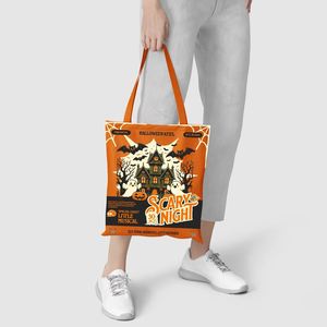DLBZ Vente en gros Sac fourre-tout pliable en toile robuste et durable, personnalisé, recyclé et écologique, idéal pour Halloween - Product Image 4