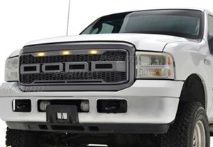 Grille de pare-chocs avant de voiture, grilles de course, calandre pour Ford F250 2005-2007, kit carrosserie, accessoires automobiles - Product Image 3
