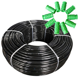 Système d'irrigation <span class=keywords><strong>goutte</strong></span> <span class=keywords><strong>à</strong></span> <span class=keywords><strong>goutte</strong></span> PE avec émetteur rond interne de 16 mm et raccords pour économie d'eau en agriculture - Product Image 1