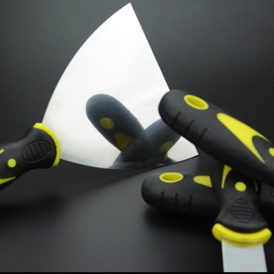 Carbon <span class=keywords><strong>scraper</strong></span> nhựa nhỏ với lỗ xử lý thép không gỉ nguồn nhà máy trát vữa công cụ Putty dao - Product Image 3