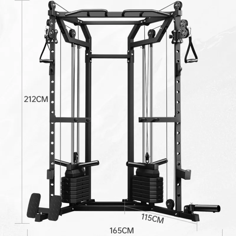 Ev için spor salonu ekipmanları güç rack'i kafes squat çerçevesi gücü traliniing kablo crossover egzersiz göğüs fly kuş spor setleri makinesi