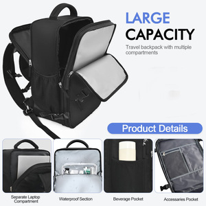 <b>All</b> <b>in</b> <b>One</b> Large Capacity Travel Backpack Flight-Approved Gym Bag with Separate Laptop Compartment and Shoe Storage - Product Image 4