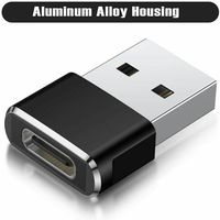 Adaptateur USB 3.0 mâle vers USB-C 3.1 femelle pour ordinateur portable, jeux, appareil photo, téléphone portable