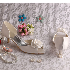 Fiore giallo Delle Donne <span class=keywords><strong>Scarpe</strong></span> <span class=keywords><strong>Tacco</strong></span> <span class=keywords><strong>Basso</strong></span> Big Size 42 - Product Image 3