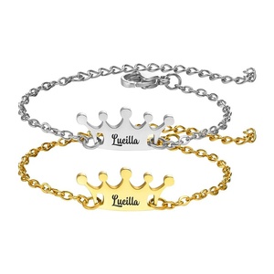 Pulsera de Acero Inoxidable con Nombre Personalizado en Inglés, Modelo N311, Joyería de <span class=keywords><strong>Moda</strong></span>, Accesorios - Product Image 4
