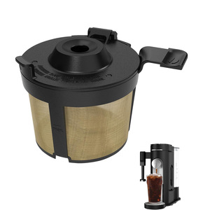 Filtros de Café Reutilizables y Ecológicos de Acero Inoxidable 304 con Asa de Malla para Cafeteras de Goteo de 4-5 Tazas - Product Image 3