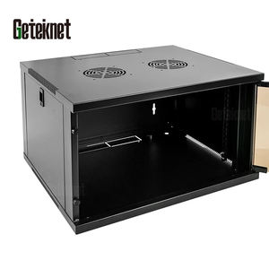 Geteknet جودة عالية SPCC OEM 6U 9U 12U 15U 20U 19 بوصة مثبتة على الحائط رفوف شبكة صغيرة صغيرة - Product Image 3