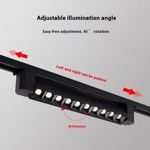 Design moderne, éclairage LED de qualité commerciale pour <span class=keywords><strong>magasin</strong></span> de vêtements, projecteurs sur longue piste, feux de calandre sur <span class=keywords><strong>rail</strong></span> de guidage pour salle de séjour - Product Image 4