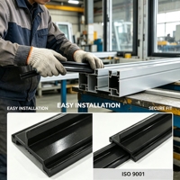 Proveedor de tiras de rotura térmica de China: Barra de aislamiento de nylon PA66 GF25 para fachadas de muros cortina de aluminio, grado de ingeniería