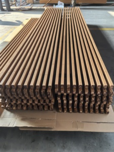 Panneaux de plafond en bambou solide écologique Taille personnalisée Garantie de 5 ans pour une installation facile Décoration intérieure du salon - Product Image 2