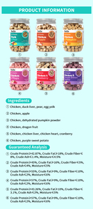 Snack Liofilizzati di Pollo <span class=keywords><strong>per</strong></span> <span class=keywords><strong>Cani</strong></span> e Gatti, Fibre Alimentari <span class=keywords><strong>per</strong></span> la Salute Gastrointestinale, Marca Personalizzabile OEM, <span class=keywords><strong>Cibo</strong></span> Misto <span class=keywords><strong>per</strong></span> Animali Domestici all'Ingrosso - Product Image 4
