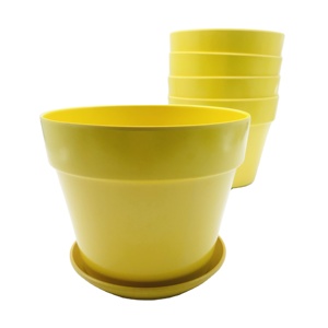 Mini Pots de fleurs personnalisés pour le bureau Fournitures de jardin Intérieur et extérieur Pot de fleurs en plastique bon marché d'usine - Product Image 1