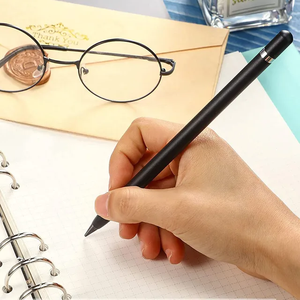 Crayon sans fin en métal crayon éternel sans encre technologie noire crayon HB pour l'école, bureau, dessin, écriture graphique - Product Image 3