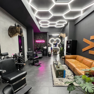 Tự Động Sửa Chữa Cửa Hàng Rửa Xe Vẻ Đẹp 5 Hình Lục Giác Hình Dạng Kết Nối LED Làm Việc Thiết Đạc Ánh Sáng Xu Hướng Hình Lục Giác Ánh Sáng Trần - Product Image 5