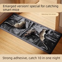 Répulsif à souris collant puissant et écologique en plastique solide de 1,2 m pour attraper les gros rats, usage domestique authentique